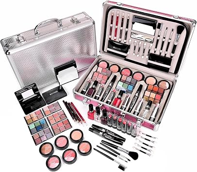 Full Beauty Makeup Cosmetics Set, 68 Piece Upgraded Cosmetic Set, Makeup Set, Lipstick, Makeup Palette, Long Lasting, Full Beauty Makeup Set, Beginners, High School Students, Popular Cosmetics Set