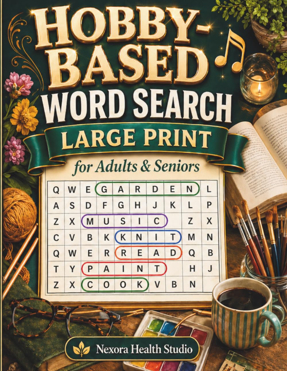 Hobby-Based Word Search: Large Print for Adults & Seniors