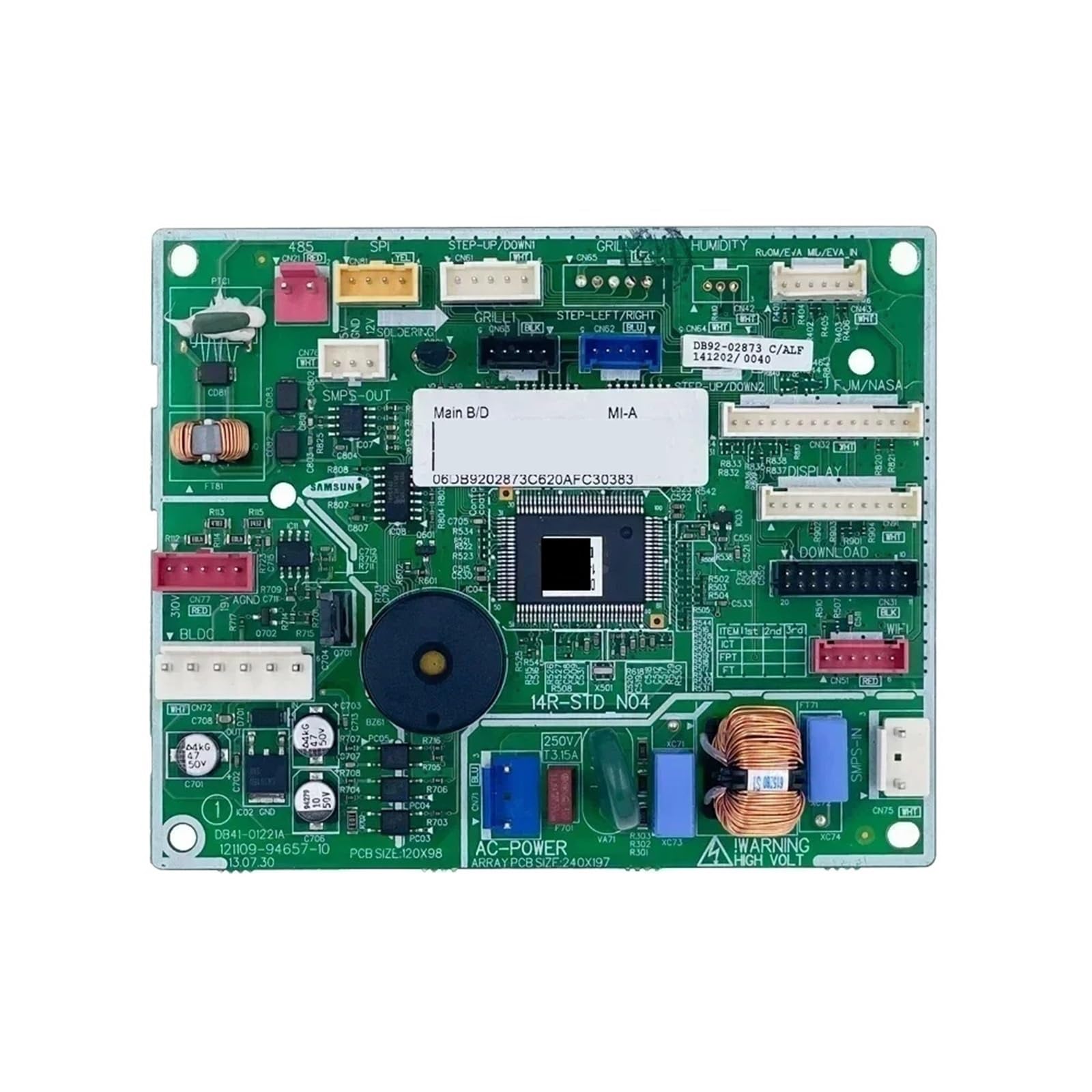 MVIVDUY 1pcs DB92-02873C Circuit DB41-01221A Indoor Unit Control Board Air Conditioner Parts
