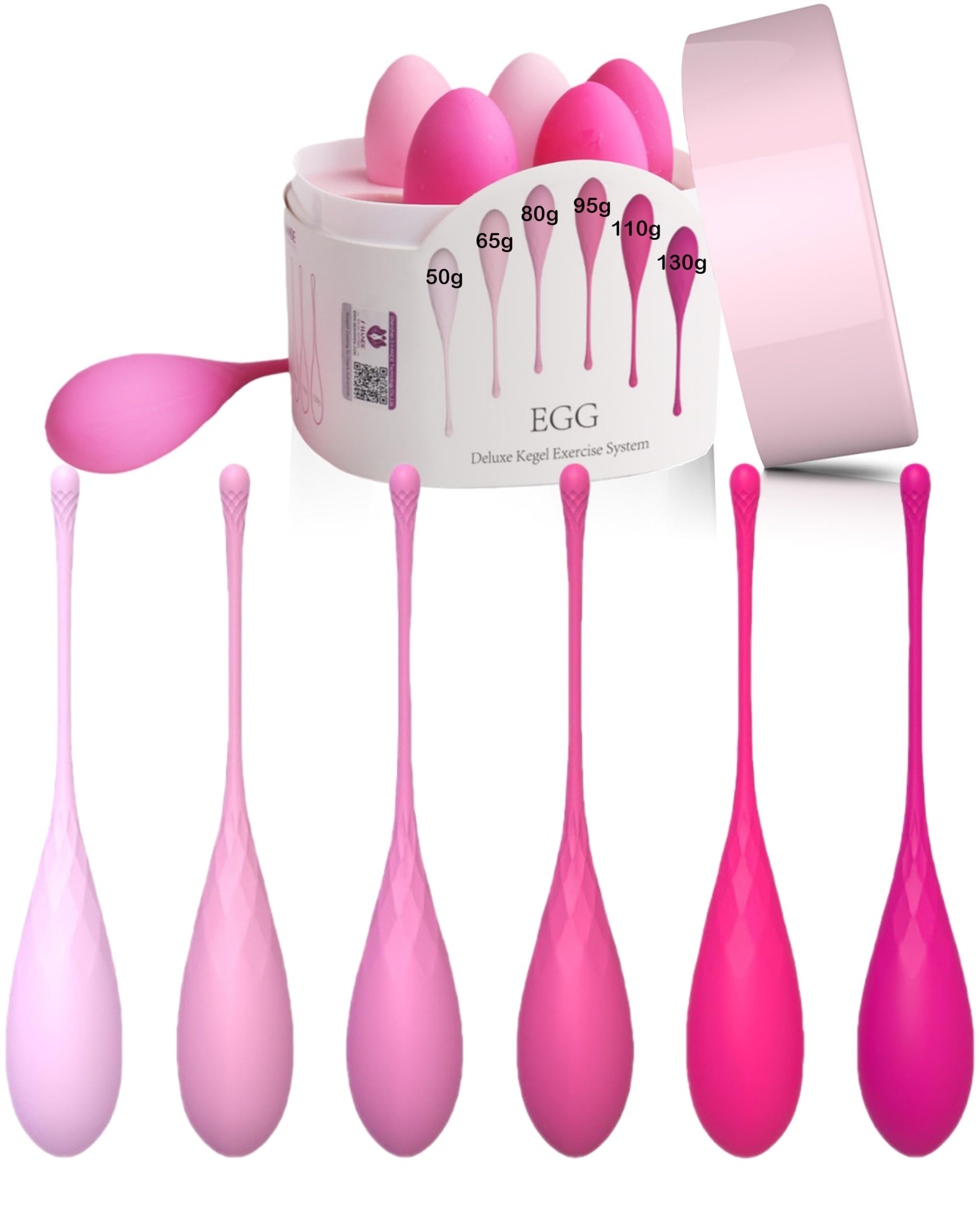 KIISAWA 6-Piece Advanced Kegel Training Set