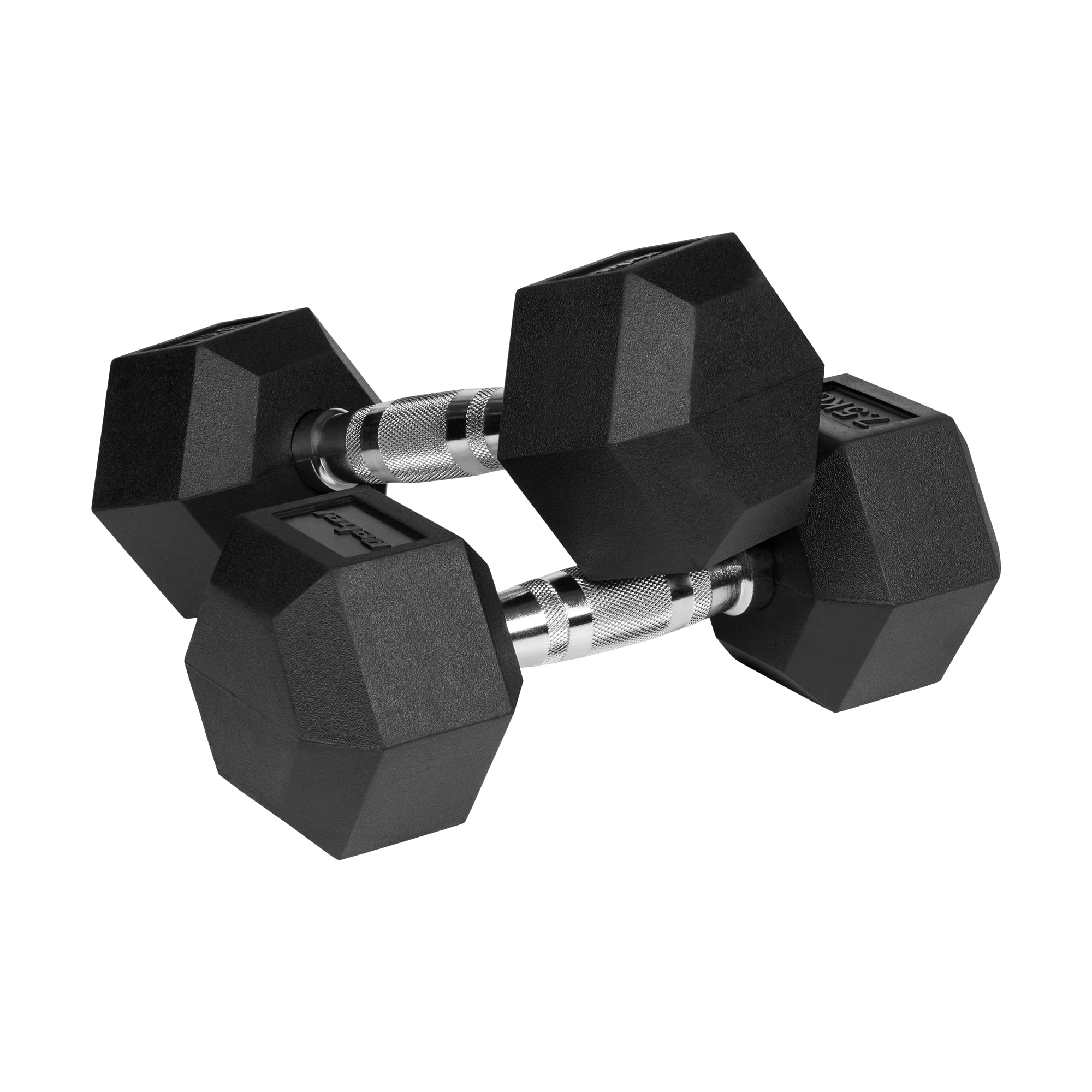 Rebel Electro Hantle Żeliwne Gumowane Hexagonalne HEX 2x7.5 kg RBA-2325-07.5