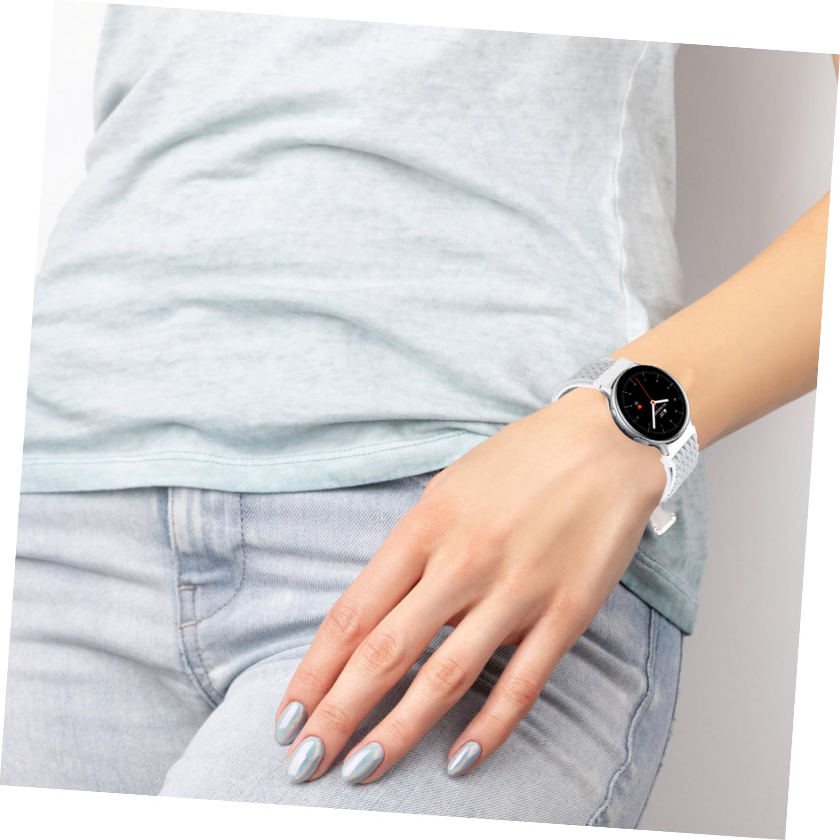 Artibetter 10piezas Correa Decorativa Tejida Para Reloj Banda De Diseño De Olas Pack Accesorio Para Especiales