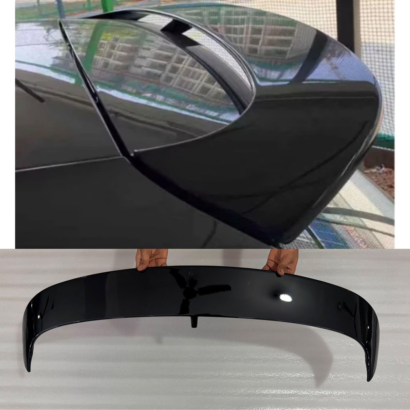 ABS Rear Wing Car Spoilers Polo GT Rear Wing Roof Spoiler Lid Auto Racing Car Spoiler for Areodynamic and Sporty Attractive Appearance Lip Protector-picture-31