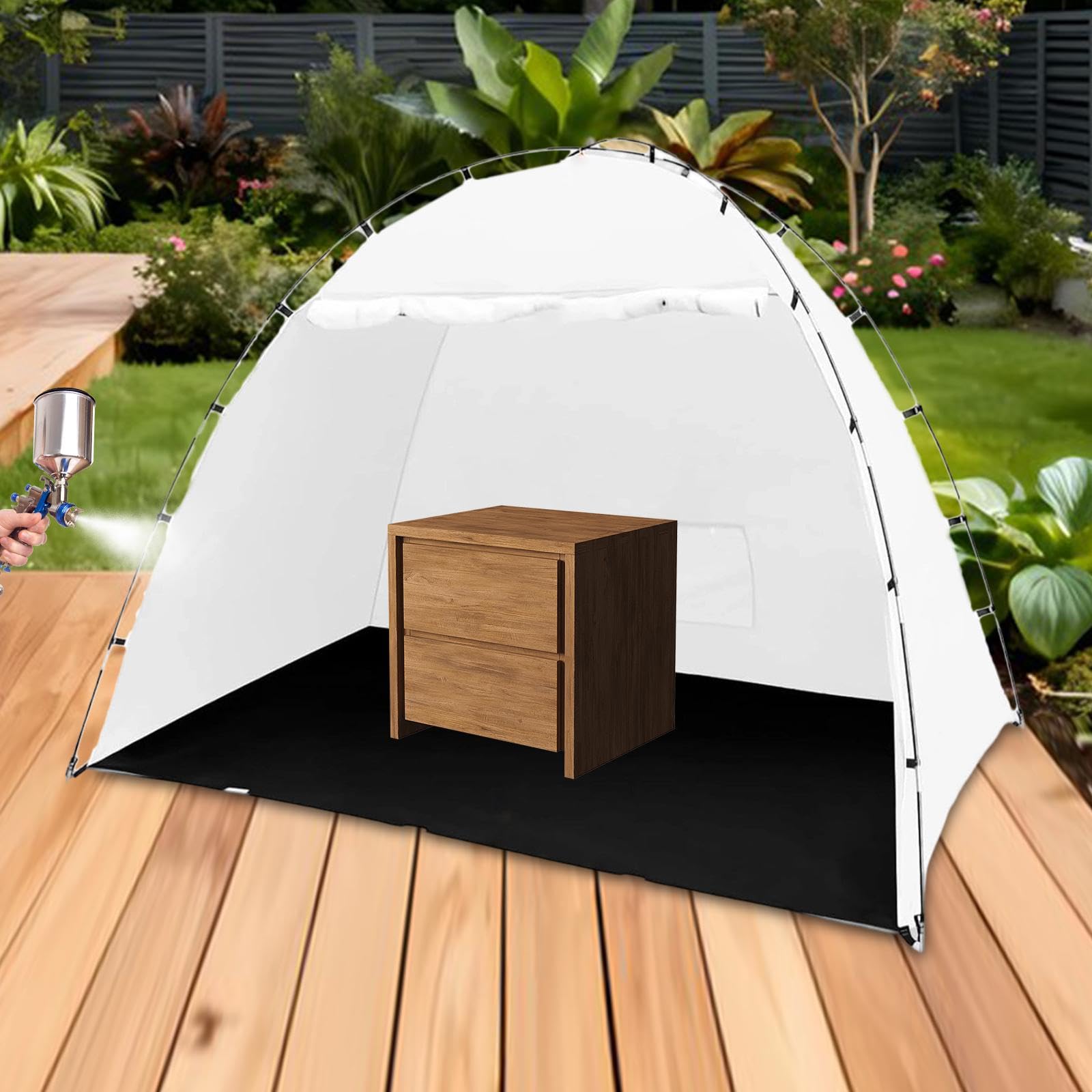 Oshhni di Pittura, Tenda, Postazione per Dipingere, Tenda per Verniciatura, Stanza per Pittura Overspray, Strumenti per Hobby, Arte E Artigianato