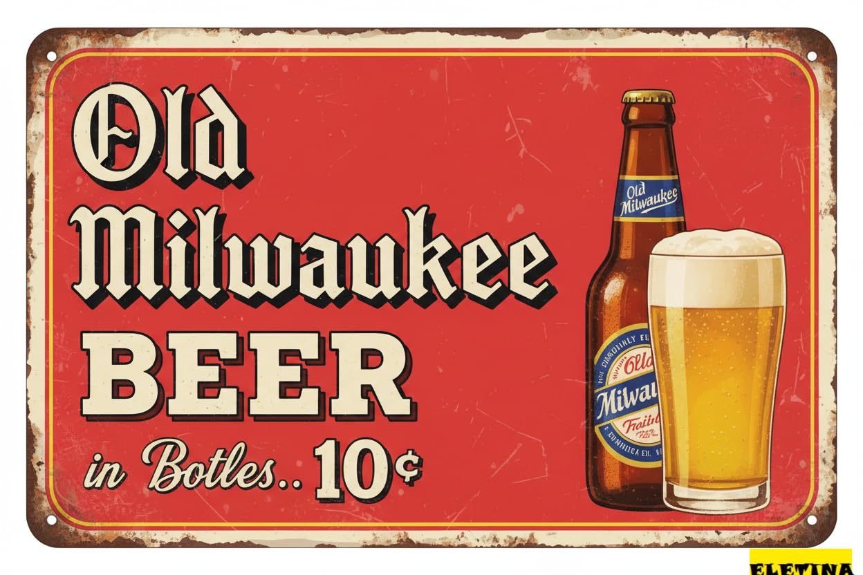 Personalized Sign for Man Cave Retro Metal 1937 Old Beer Tin S Plaque Poster Bar Pub Garage Wall Decor 8x12 Inch Private Property Decorative