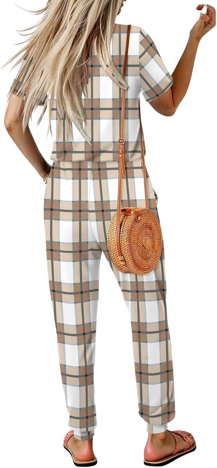 Magritta Women's Lounge Sets Summer Dressy 2 Piece Outfits Casual Short Sleeve Top Jogger Pants Set Matching Tracksuit