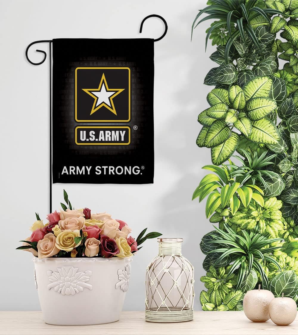 US Army Garden Flag Home Decor Armed Forces Decorations United State American Decorations Military Memorabilia Remembrance Wall Tapestry Retire Outdoor Yard Banner Veteran Memorial Day Gifts Made USA - Image 9