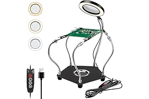 Lytool Helping Hands with Magnifying Glass - Soldering Station Assists with 3X...