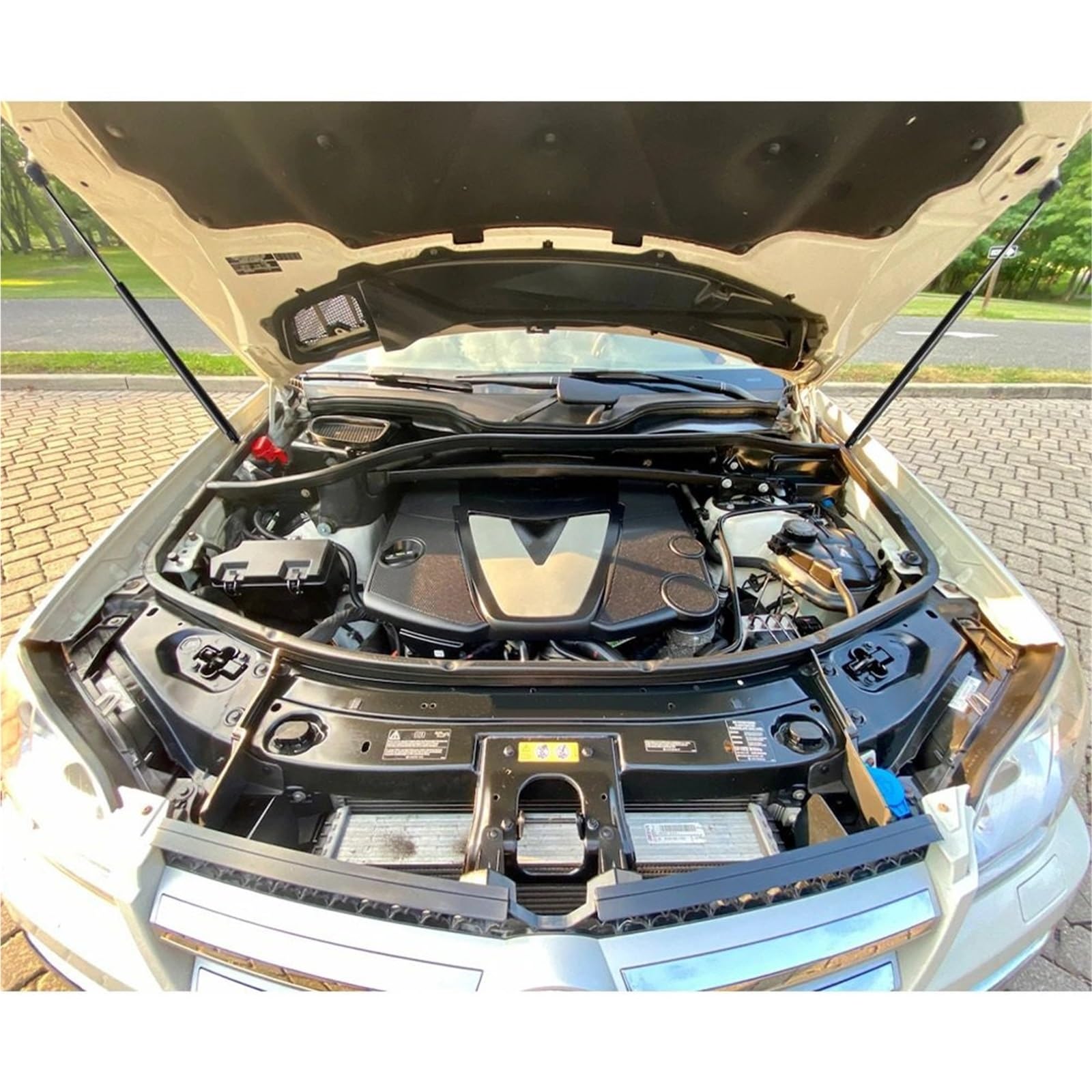Amortyzator gazowy sprężyna gazowa 2 Szt. Pasujące Do Mercedesa Benz GL320 GL350 GL450 GL550 2007-2012, Przednie Amortyzatory Maski, Akcesoria Samochodowe