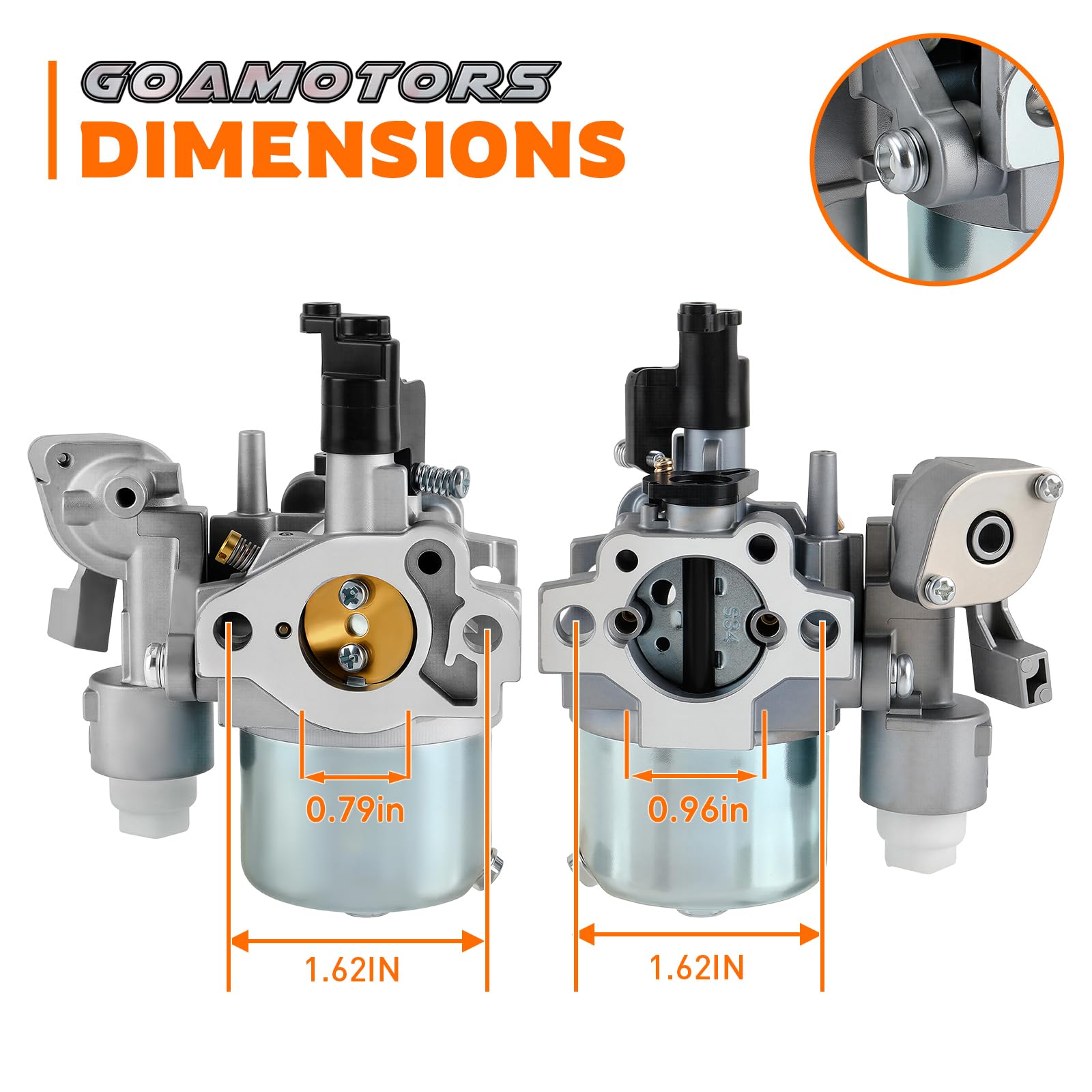 Amazon.com : GoaMotors EX13 Carburetor with Air Filter Fuel Line
