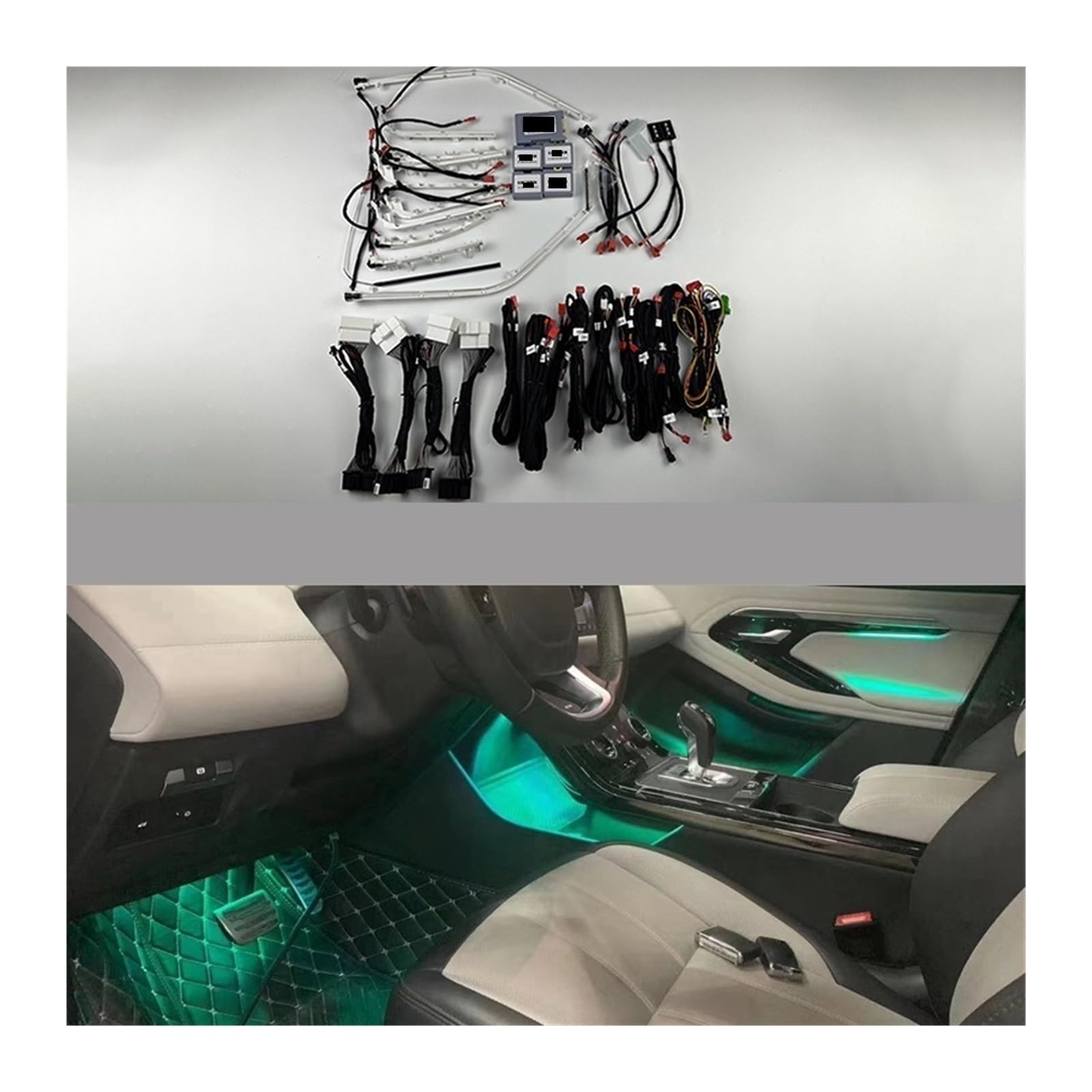 Mold Version 24 Light Ambient Light Compatible with Land Rover Evoque 2020-2023 Screen Control Rearview Mirror Button Control(C)