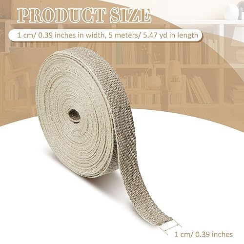 Miniatura 2 de Juexica Cinta de lino de 5.47 yardas, suministros de encuadernación de libros, 3/8 x 197, cinta de encuadernación de archivo de reparación para