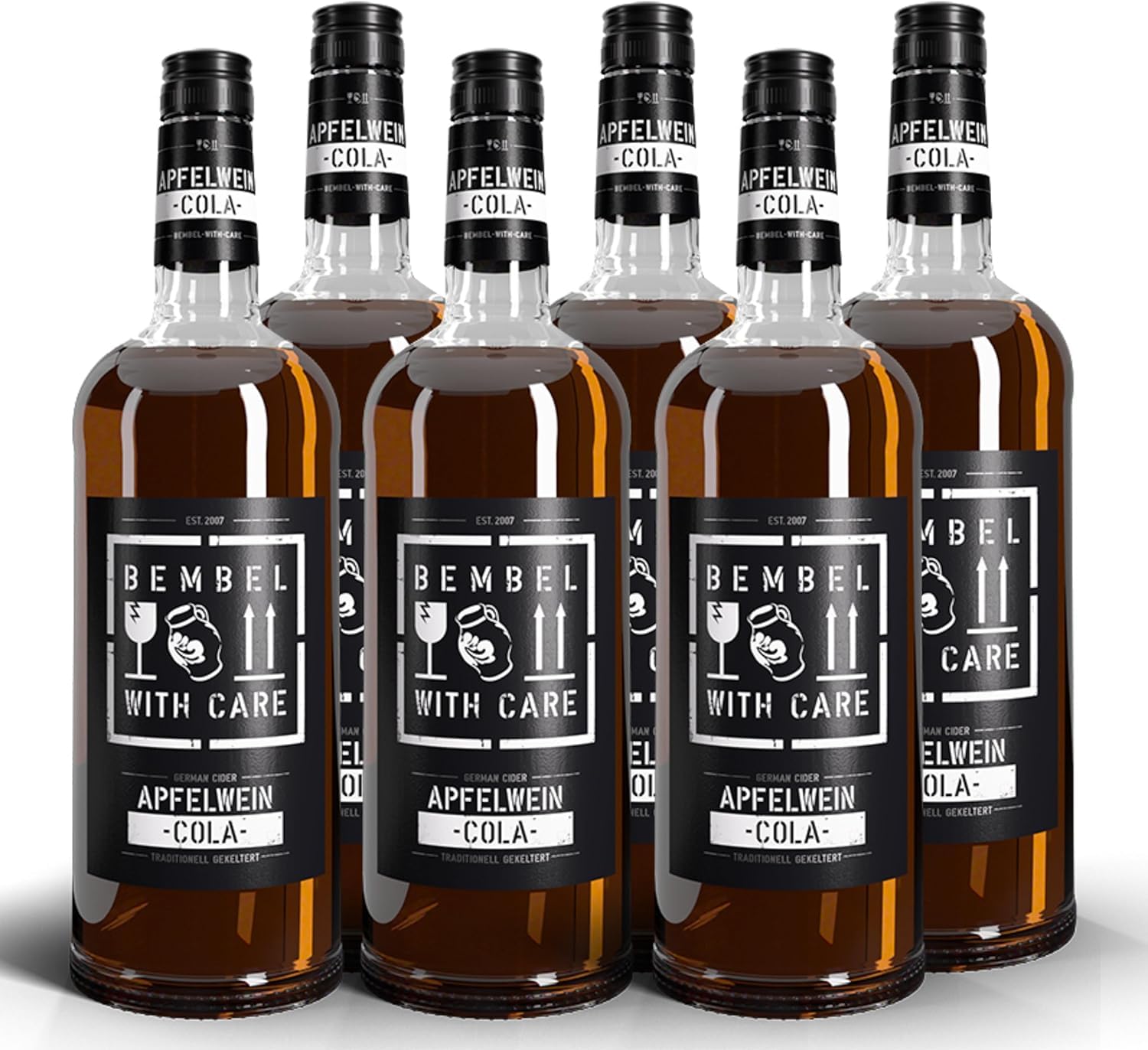 BEMBEL WITH CARE Apfelwein (6 x 1,0l., Apfelwein-Cola)