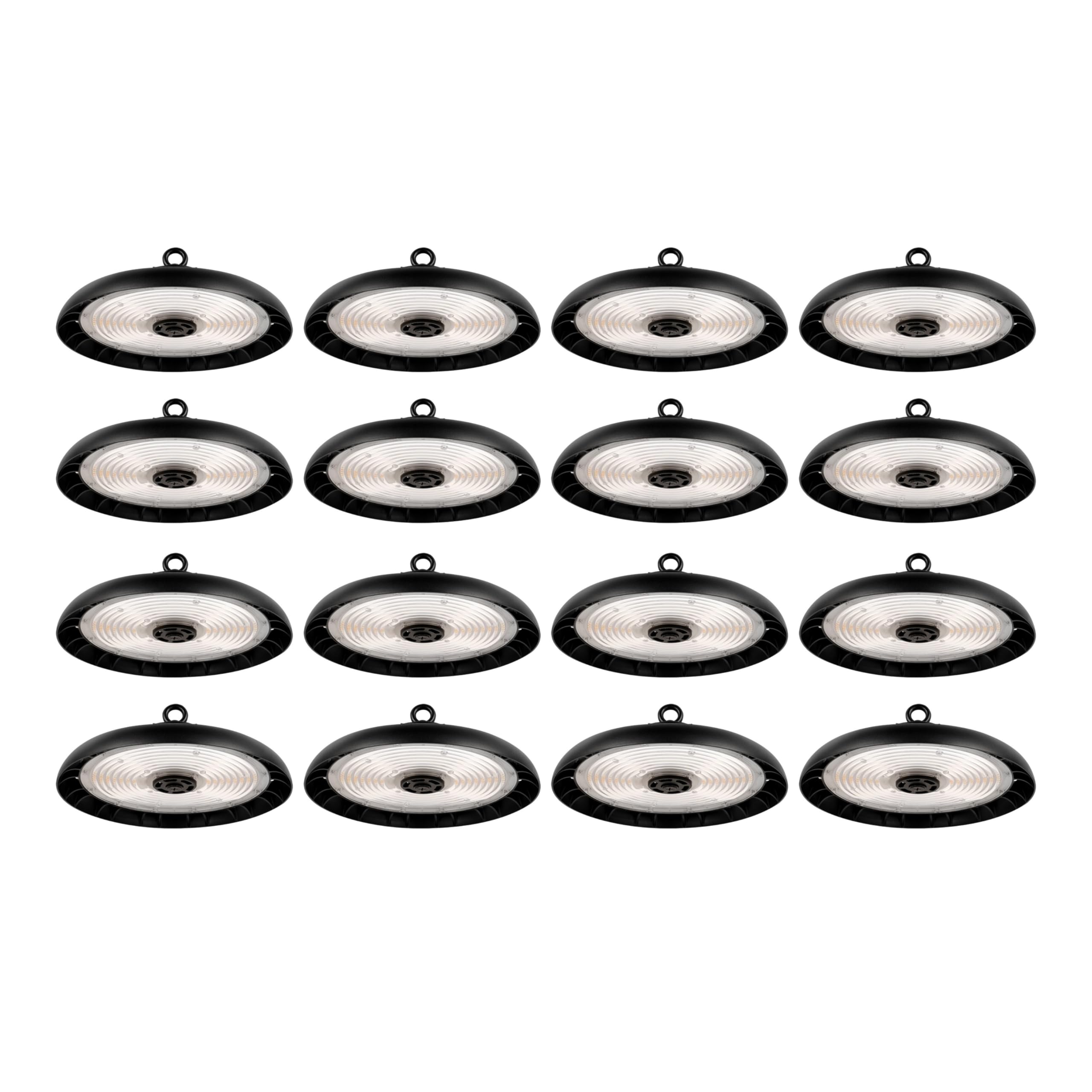 200 150 100W UFO LED High Bay Light CCT Power Adjustable 30 500LM 110-277V Dimmable Waterproof 800W HID