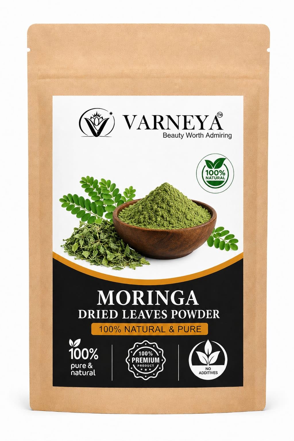 Naturals Moringa Leaf Powder 100g | Organic Moringa Oleifera | 100% Pure Natural | Premium Herbal | No Artificial Colors or Preservatives (Pack OF 4)-image-41