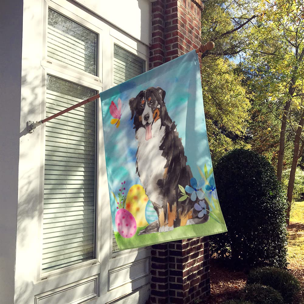 Bandiera Da Giardino Tesori Dell'Caroline Con Greater Swiss Mountain Dog E Uova Di Pasqua – 27,9x38,1 Cm, Doppia Faccia, 100% Poliestere, Multicolore