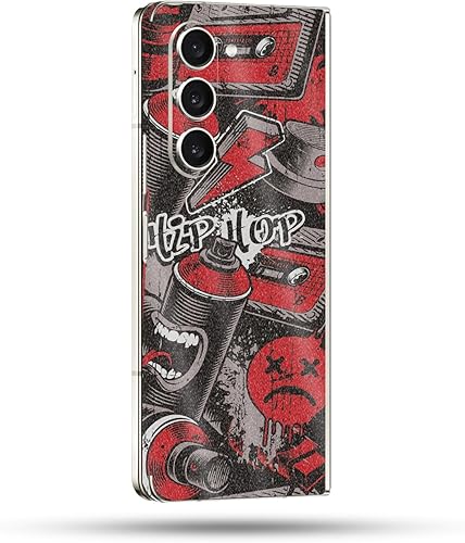 Vista 38 de MightySkins Skin compatible con Samsung Galaxy Z Fold 5 - Retro Gamer 3 Funda protectora de vinilo duradera y única Fácil de aplicar, quitar