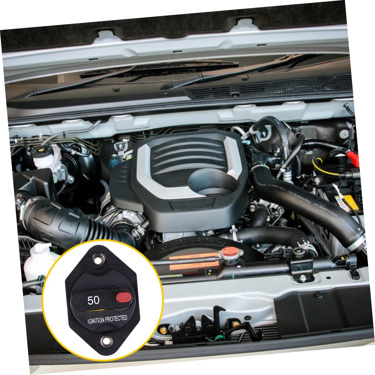 ULTECHNOVO 3piezas Disyuntor De Corriente Protección Contra Sobretensiones y Restablecimiento Manual Para Automóviles y Protector De Sobrecarga De Batería y Motor Eléctrico
