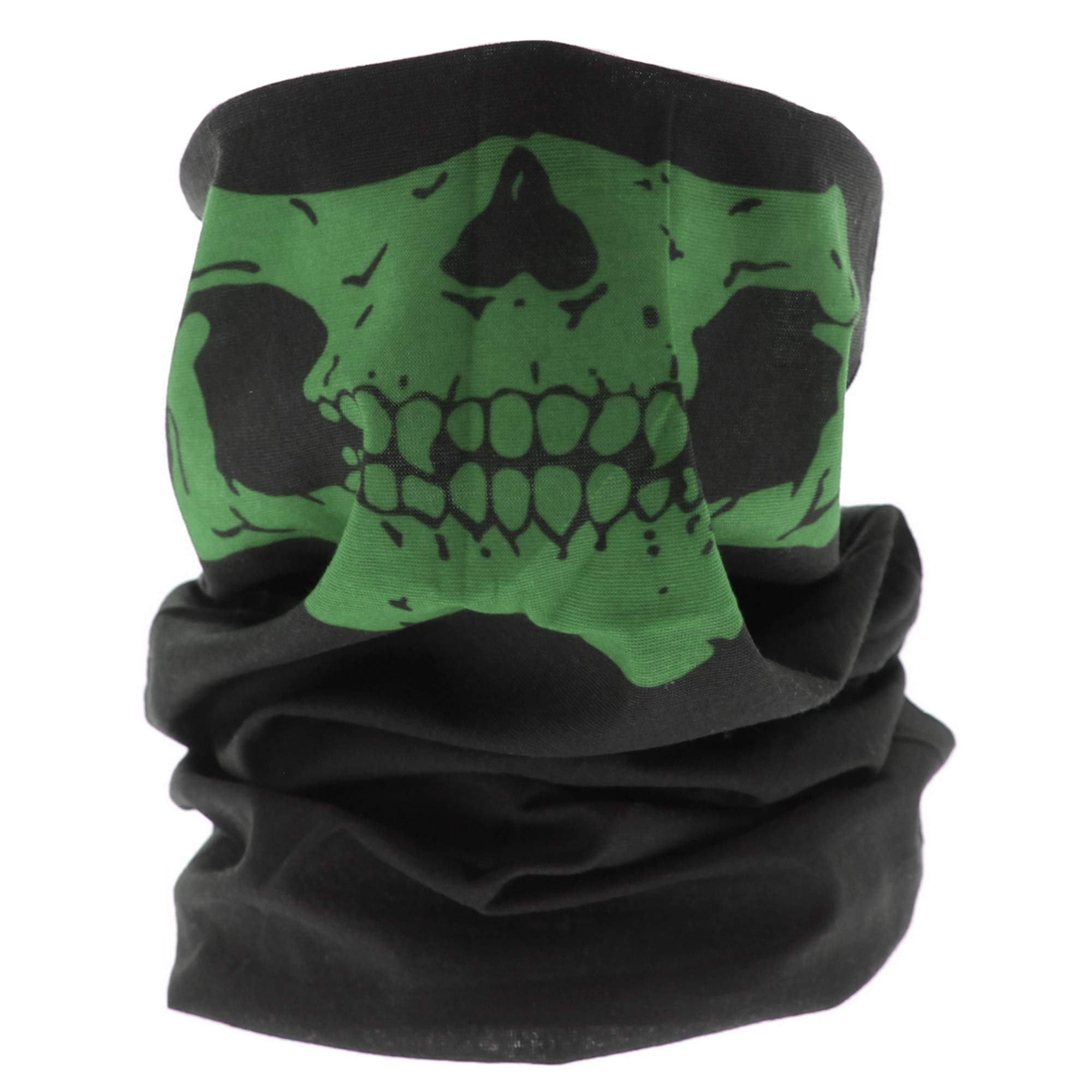 Zac's Alter Ego Non Medical Breathable Cool Skull Jaw Face Covering/Gaiter/Snood