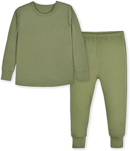 Gerber Pijama unisex de 2 piezas para bebé y niño pequeño, con viscosa hecha de eucalipto