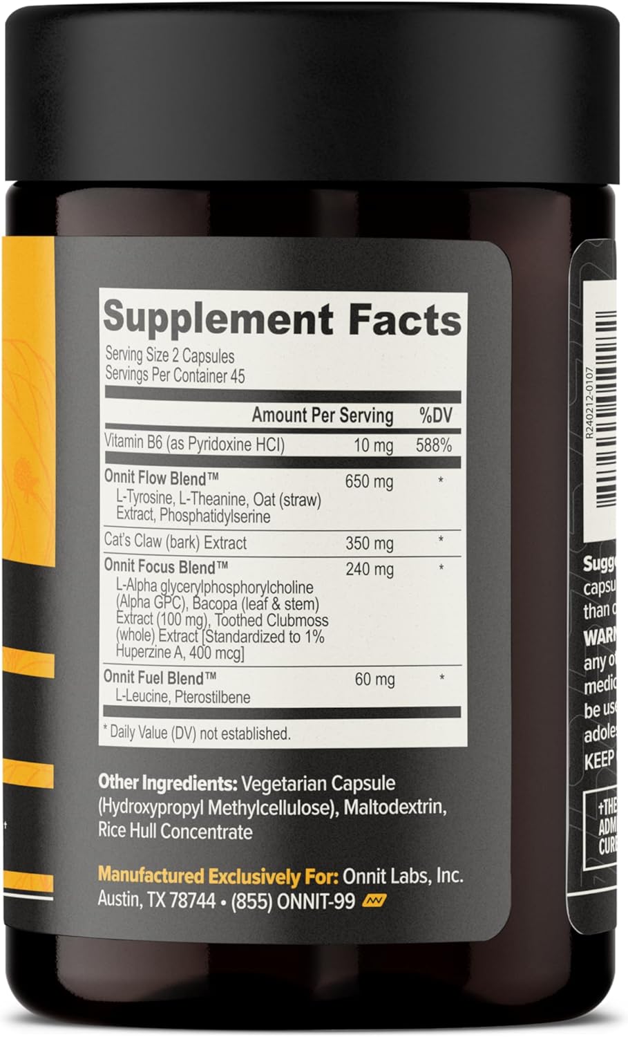 ONNIT Cognitive & Endurance Performance Bundle: Alpha Brain Nootropic Capsules (90 Count) + Shroom Tech Sport Capsules (84 Count), IGEN Non-GMO Tested Focus & Endurance, Pack of 2 - Image 2