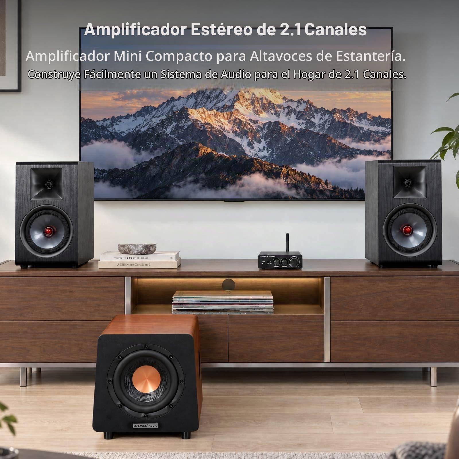 Amazon.com: AIYIMA A07 Pro Bluetooth 5.2 Amplificador 300Wx2 Clase