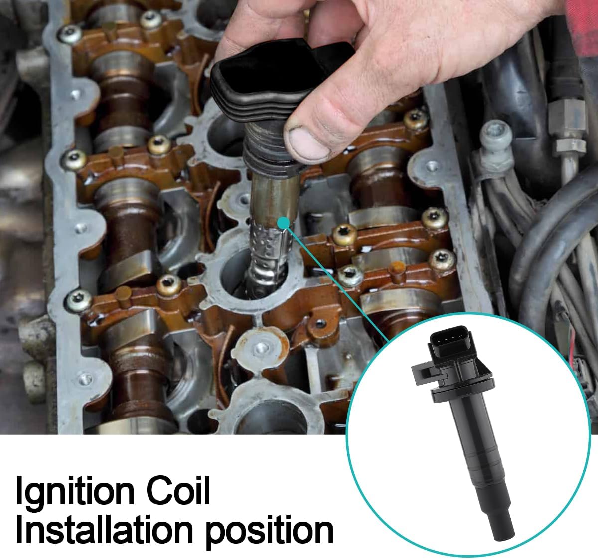 UF247 Set of 4 Ignition Coil Pack (1.8L L4 Only) For Toyota Celica 2000-2005,Corolla 1999-2008,Matrix 2003-2008,MR2 Spyder 2000-2005,Chevy Prizm 1999-2002,Pontiac Vibe 2003-2008 UF315 C1249