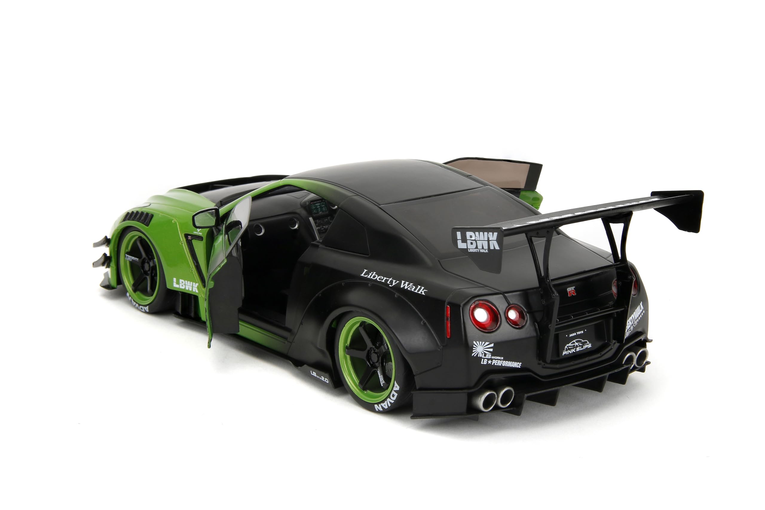 Amazon | Jada 1:18 ピンクスリップ日産GT-R R35 リバティウォーク