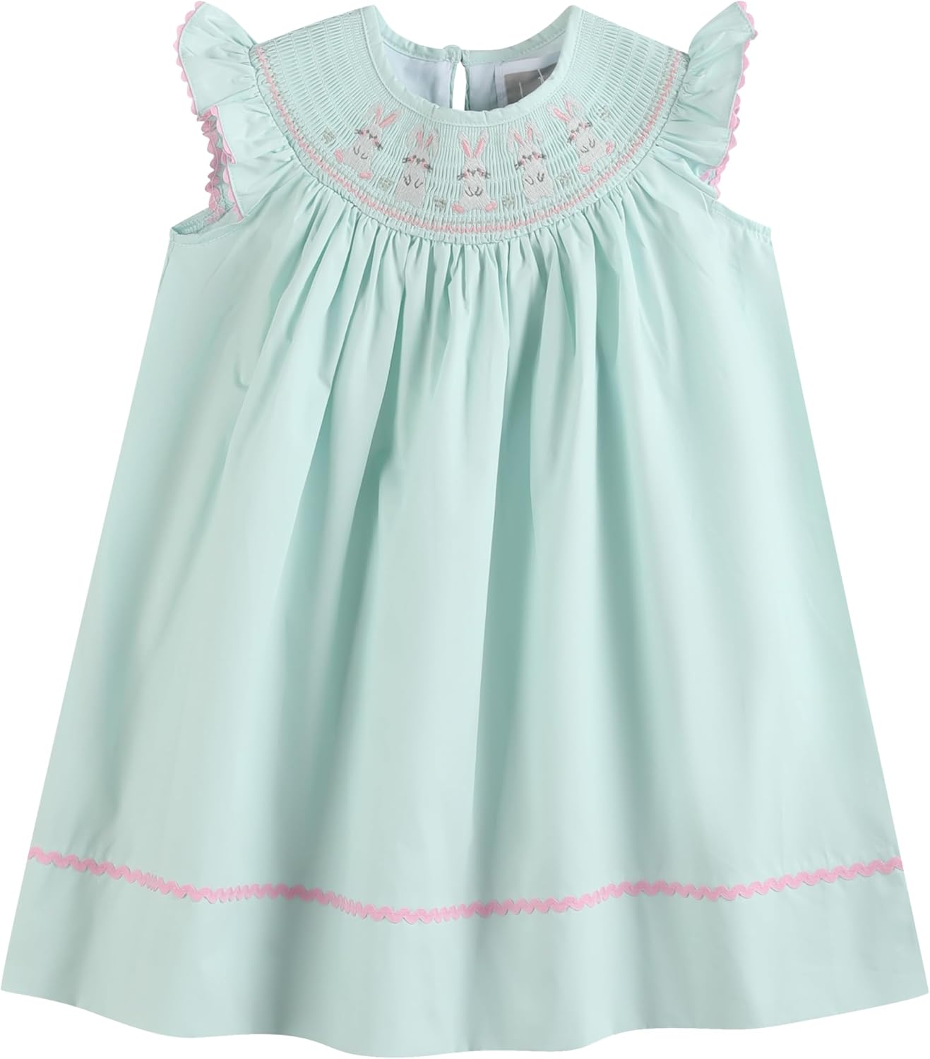 Lil cactus Baby Girls Smocked Bishop Dress Spring Summer Outfit Toddler Little Girls Boutique Cotton Wear