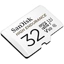 SanDisk 32GB High Endurance Video MicroSDHC Card with Adapter for Dash Cam and Home Monitoring Surveillance Systems - C10, U3, V30, 4K UHD, Micro SD Card - SDSQQNR-032G-GN6IA gallery image