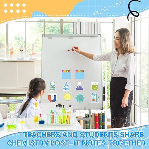 Miniatura 6 de 18 blocs de notas adhesivas divertidas de ciencia lindas blocs de notas de química esenciales para profesores estudiantes notas adhesivas