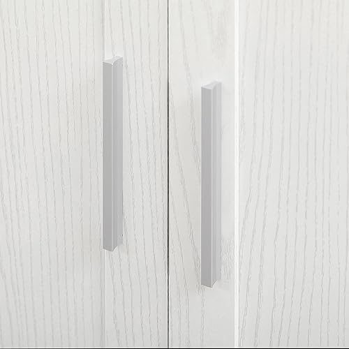 Miniatura 9 de HOMCOM Despensa de cocina armario independiente de 14 niveles con 2 puertas estantes ajustables para sala de estar comedor y dormitorio color blanco