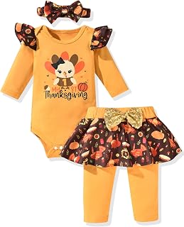 Aalizzwell Infant Baby Girls Thanksgiving Outfit Price In India
