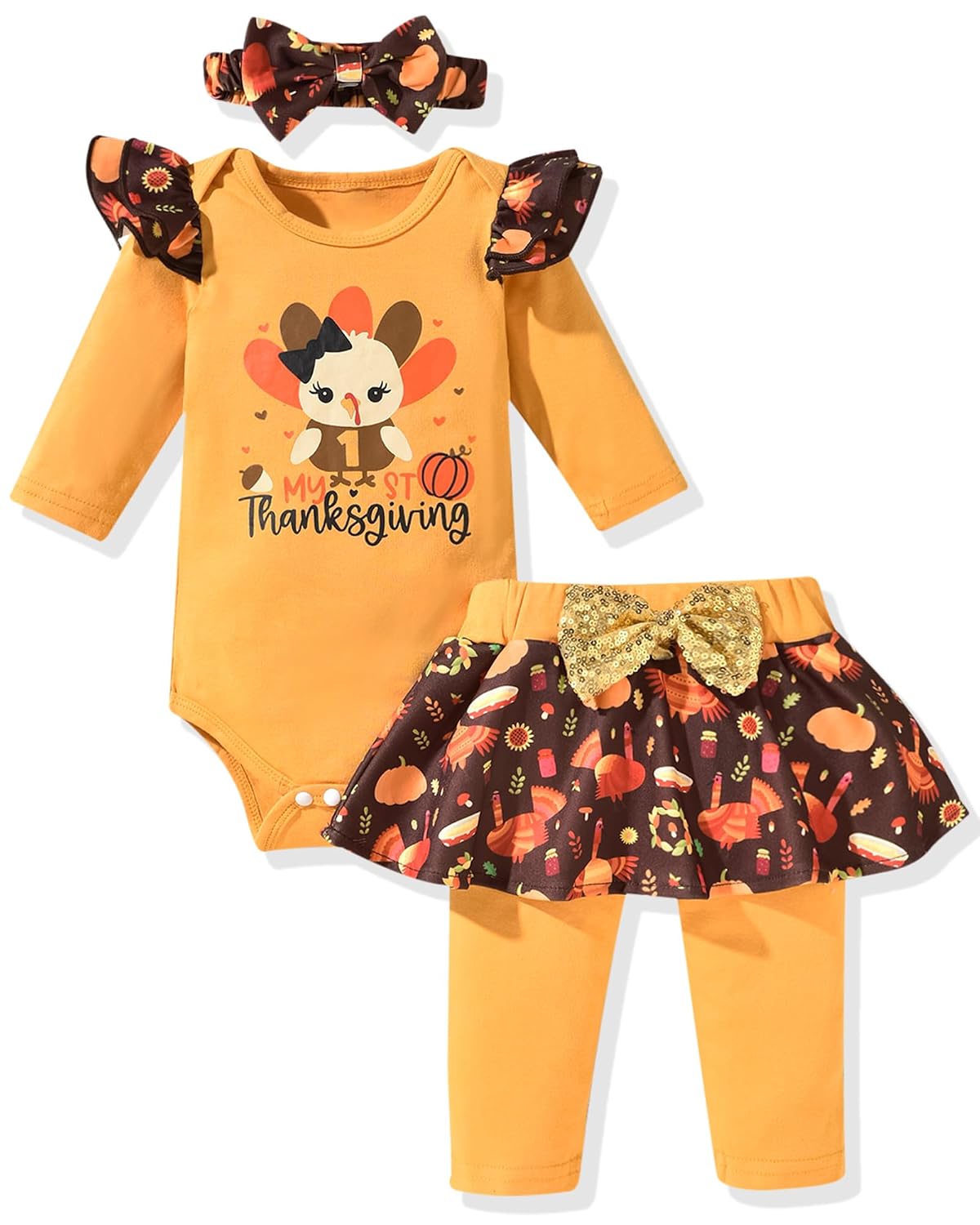 Aalizzwell Infant Baby Girls Thanksgiving Outfit - Review, Price and Buying Guide