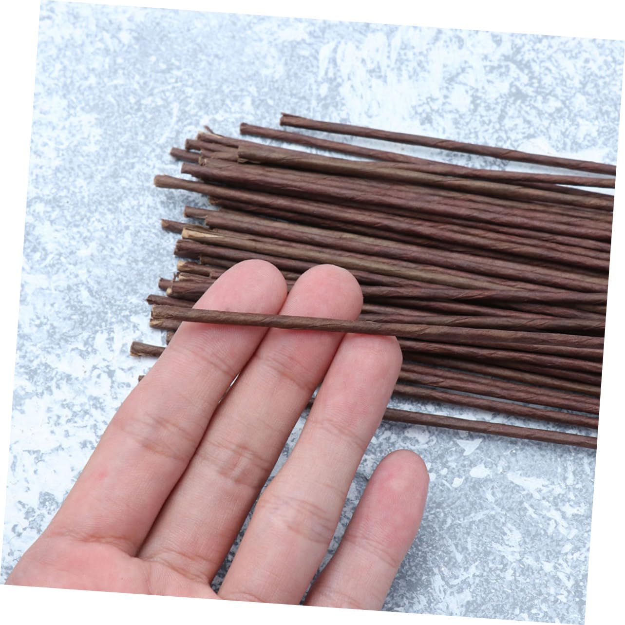 100pcs Simulated Flower Stems Floral Wire Easy Bend for DIY Floral Arrangements for Wedding Decor Craft Work