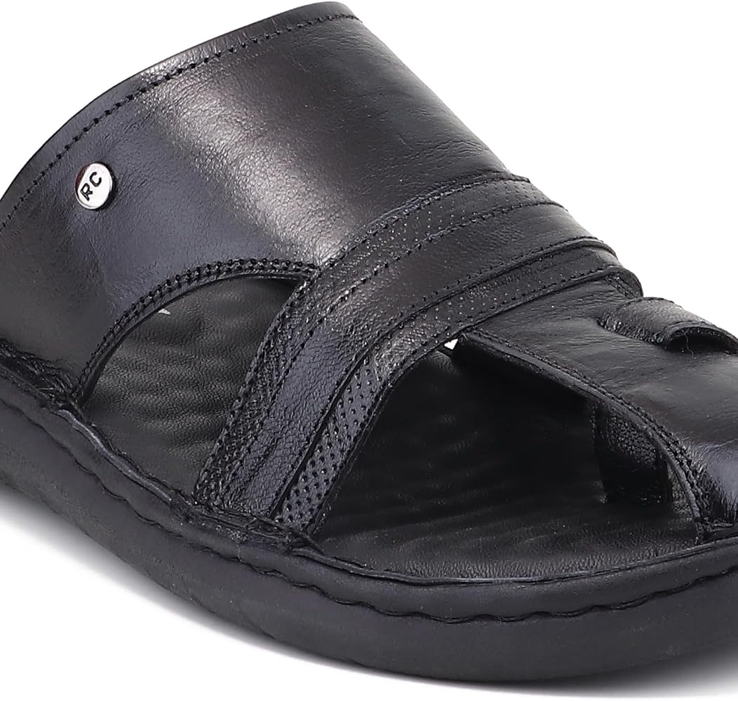 Buy Red Chief Genuine Leather Toe Ring Slipper for Men | RC4093