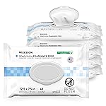 McKesson Washcloth Wipes for Adults, Unscented (6 Pack, 288 Washcloths) Disposable Wash Cloths for Body - Fragrance-Free No-Rinse Formula - Good for Incontinence and Elderly - 48 Wipes Per Pack
