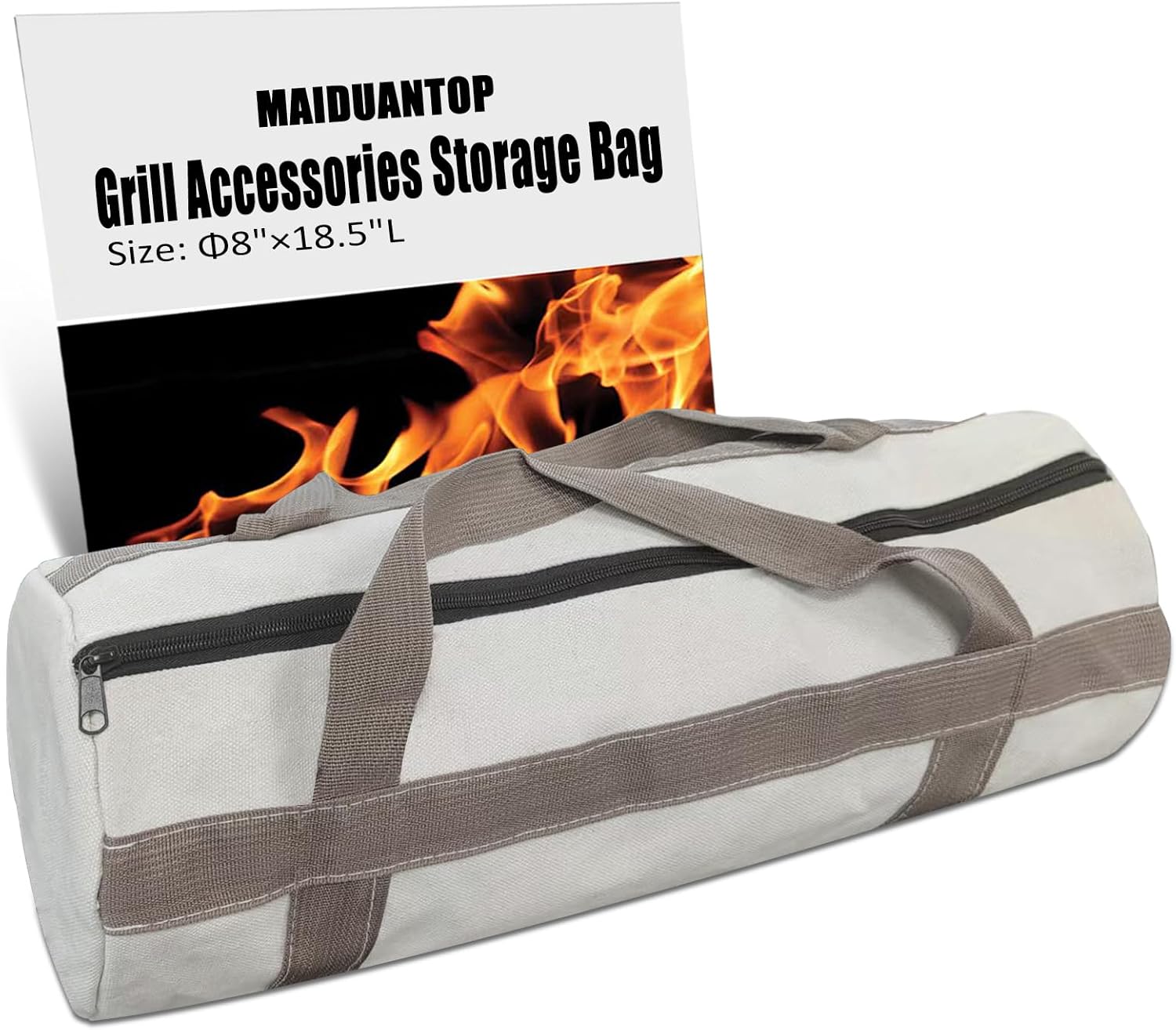 Grill Tool Storage Bag, Grill Accessories Storage, Grill Utensil Storage for Outdoor Camping Barbecue. Can Hold BBQ Tools up to 18", ‌‌Gifts for Men and Dad.