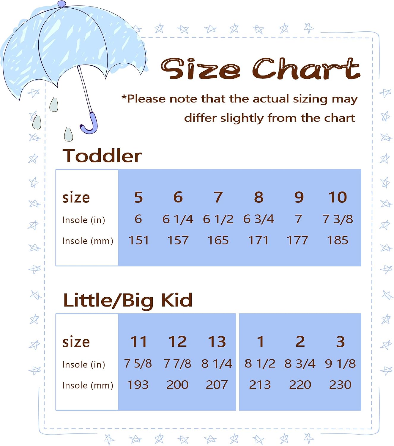 MOFEVER Toddler Kids Light Up Rain Boots