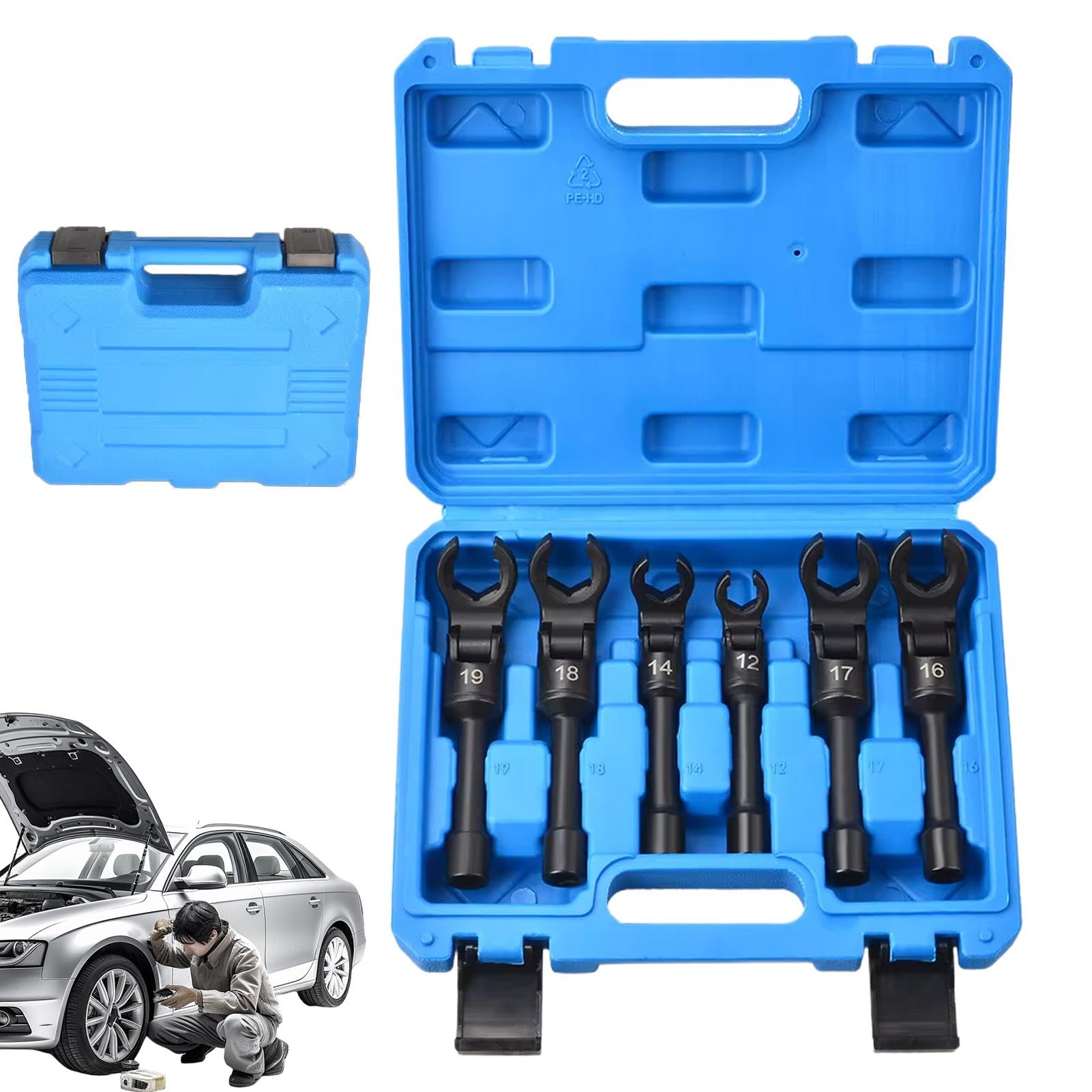Clé dynamométrique | de clés à pied | Clé à pied de corbeaux | Outils automobiles | Boîte de rangement | Outil de clé à pied stable en acier au chrome vanadium pour réparation de voiture a