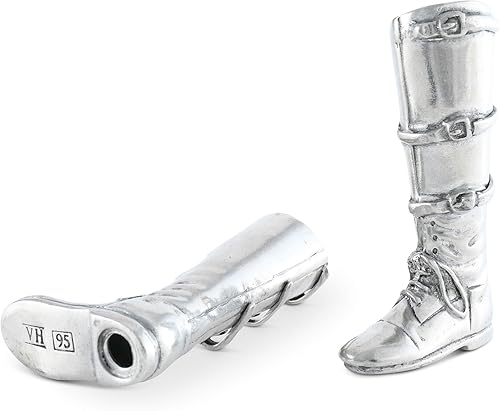 Miniatura 5 de Vagabond House Juego de salero y pimentero ecuestre, juego de salero y pimienta, estilo polo de metal de peltre, regalo, 3.75 pulgadas de alto