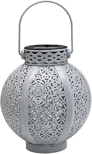 Miniatura 2 de Farol solar para exteriores, dorado, luz de jardín, impermeable, LED, 7.09 x 3.94 x 10.63 pulgadas, 1.2 libras