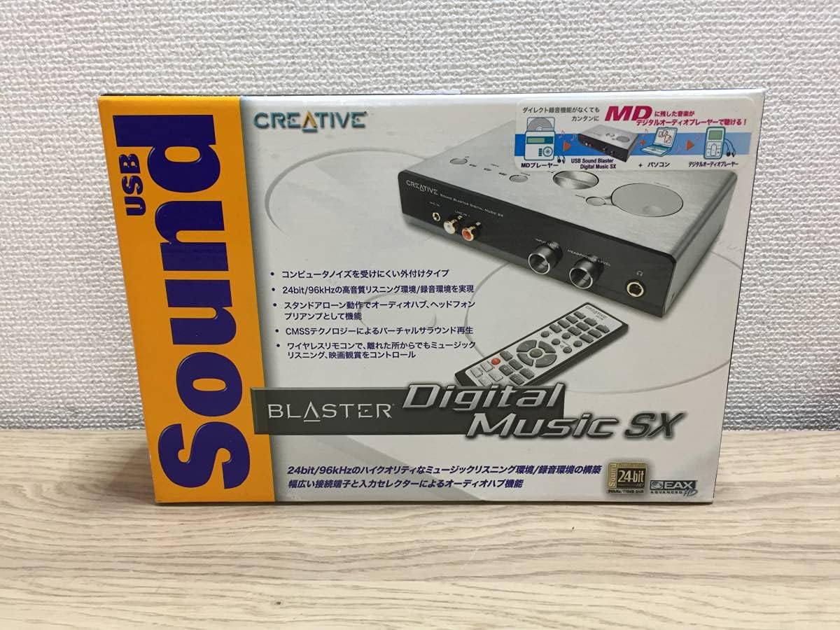 Amazon.co.jp Creative 外付けサウンドボード USB Sound Blaster Digital Music SX SBDMUSX パソコン・周辺機器