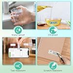 P21 Clear Label Maker Tape, 14x40mm (0.55"x1.57") Self-Adhesive Label Compatible with P21 Label Maker for Home/Office/School, 180 Labels, Transparent