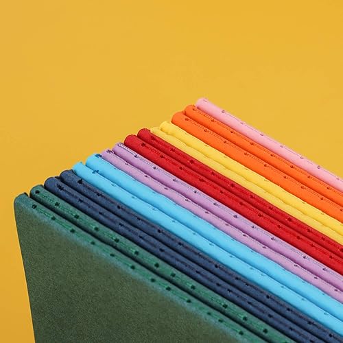 Miniatura 3 de EUSOAR Cuaderno de bolsillo de tapa blanda, tamaño A6, paquete de 24 unidades de 3.9 x 5.5 pulgadas, 60 páginas de papel de estraza rayado, mini