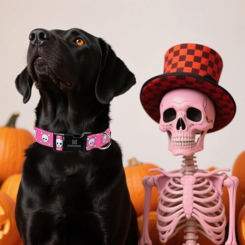 Miniatura 2 de Maca Bates Collar de perro floral ajustable para perros pequeños, medianos y grandes con patrones, collares para perros hembras, suave y cómodo