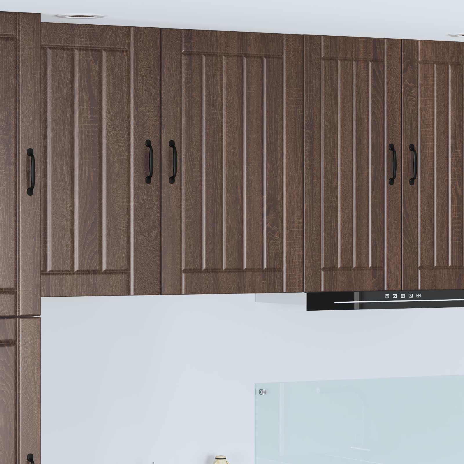 Küchenschrank Braun Eichen-Optik 50 x 31 x 80 cm Holzwerkstoff mit praktischem Küchenregal und vielseitigem Küchenzubehör für optimale Aufbewahrung und Ordnung