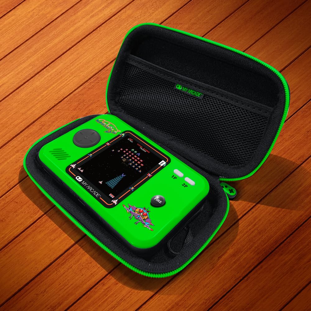 MY ARCADE - DGUNL-7145 Galaga Pocket Player Pro Portable Game System with Carrying Case