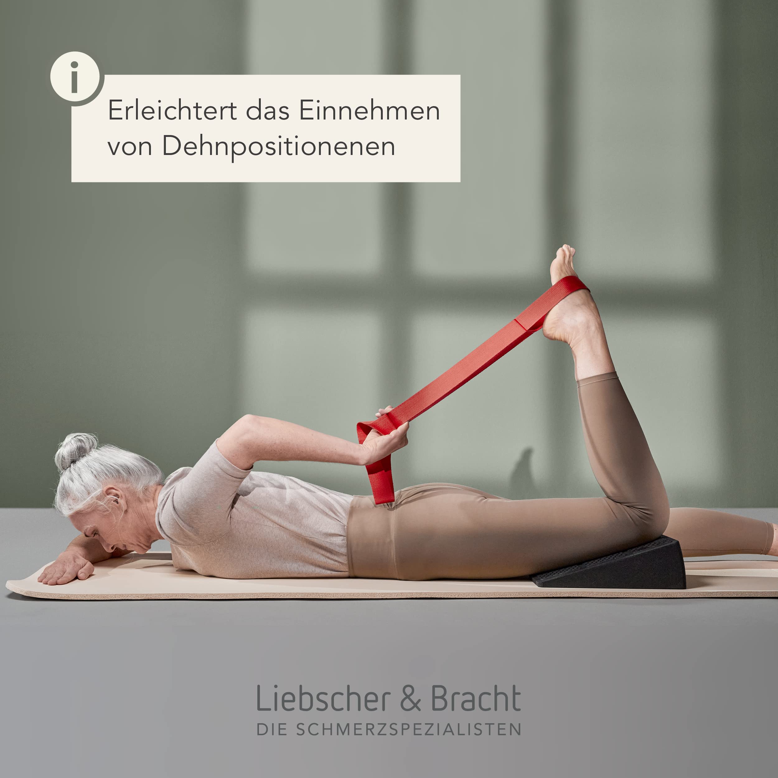 Liebscher & Bracht Dehnungs-Bundle: Übungsschlaufe für Engpassdehnung & Knieretter mit Trittschlaufe – Wadendehner für Fuß, Bein & Waden, Made in Germany