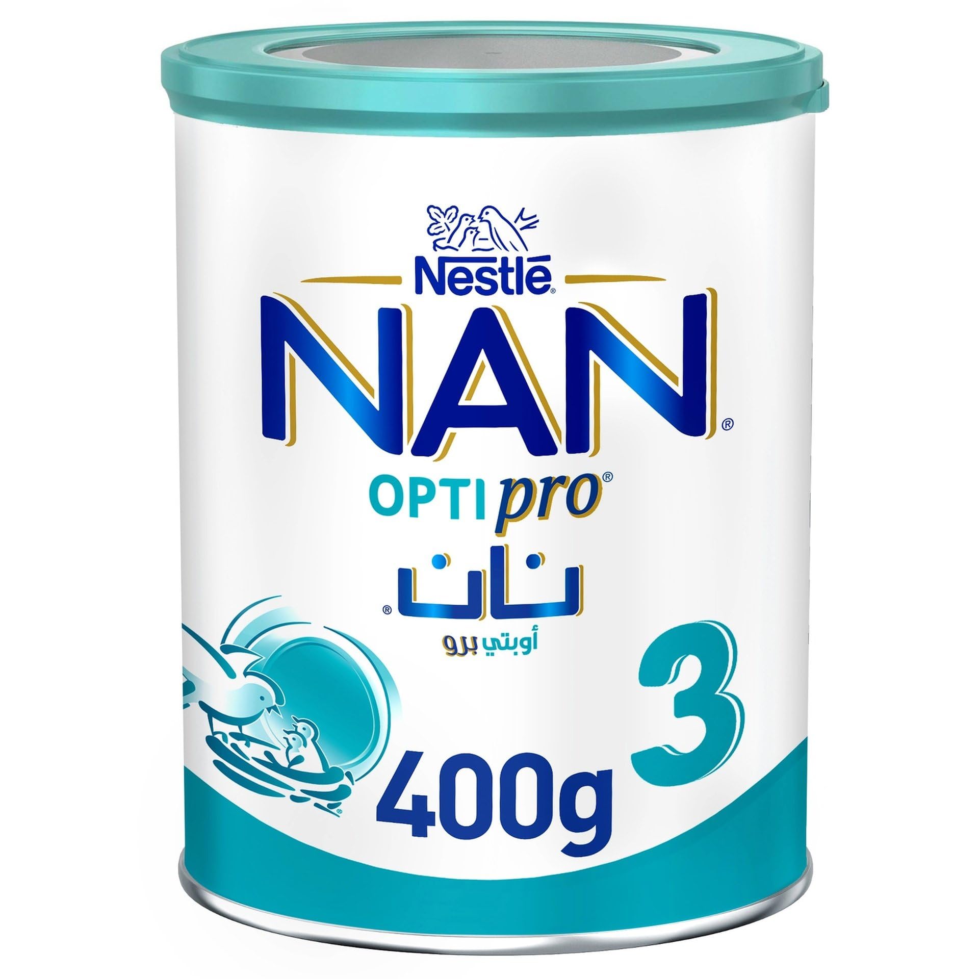Nestle NAN Optipro Stage 3 Milk For Toddlers From 1 to 3 Years, 400 g